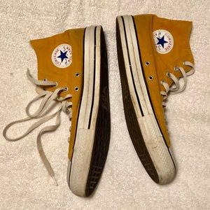 Mustard Yellow Converse - High Top